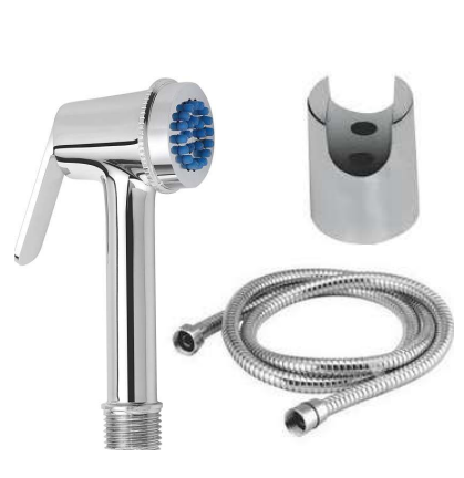 BRASS NOZZLE TYPE HEALTH FAUCET WITH FULL CP SHOWER TUBE